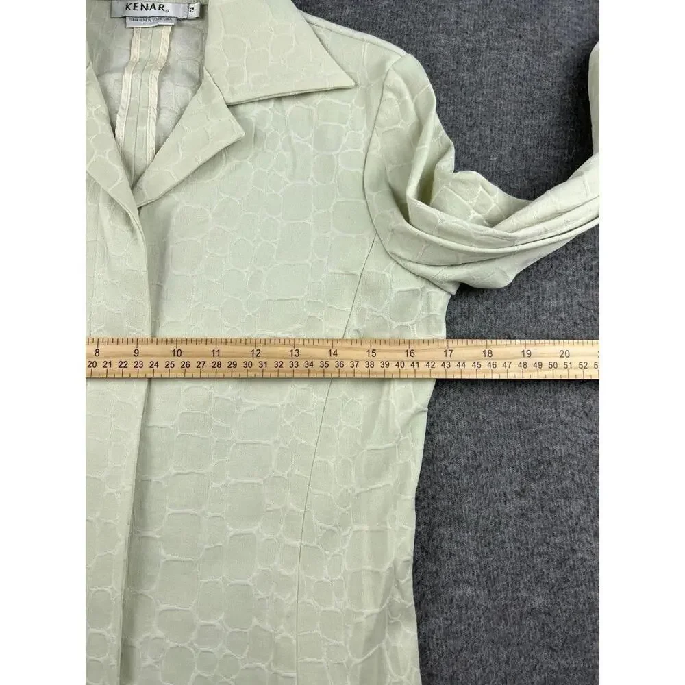 Kenar Women's Cream Textured Blazer Size‎ 2